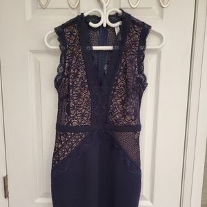 Room Service from Mendochino Lace Panel Dress